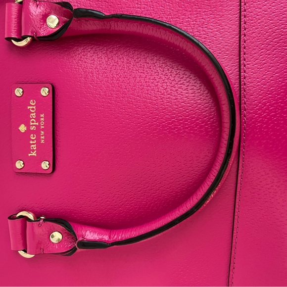 Kate Spade Hot Pink Leather Medium Satchel - Picture 11 of 11